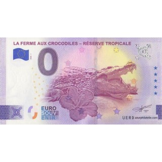 Euro banknote memory - 2026 - La Ferme aux crocodiles - Réserve Tropicale - (Drôme)