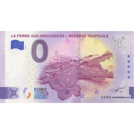 Euro banknote memory - 26 - La Ferme aux crocodiles - Réserve Tropicale - 2026-1
