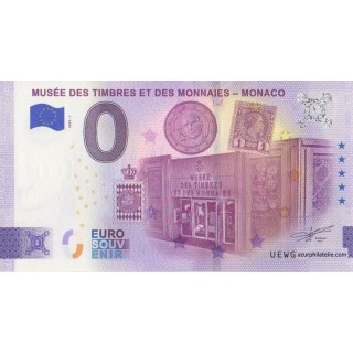 Billet souvenir touristique - 2025-1 - Musée des timbres et des monnaies - Monaco - ()