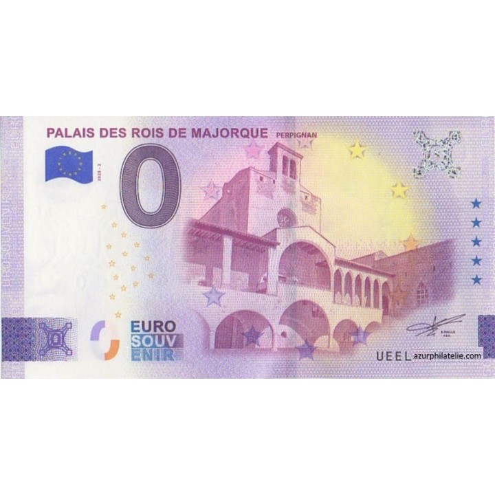 Euro banknote memory - 2025 - Palais des Rois de Majorque - (Pyrénées-Orientales)