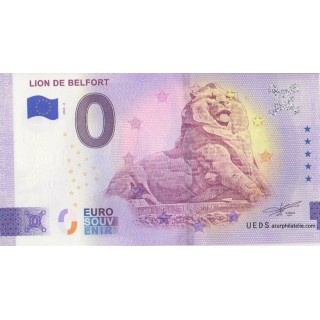 Euro banknote memory - 2025 - Lion de Belfort - (Terr. de Belfort)