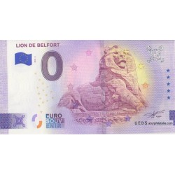 Euro banknote memory - 90 - Lion de Belfort - 2025-2