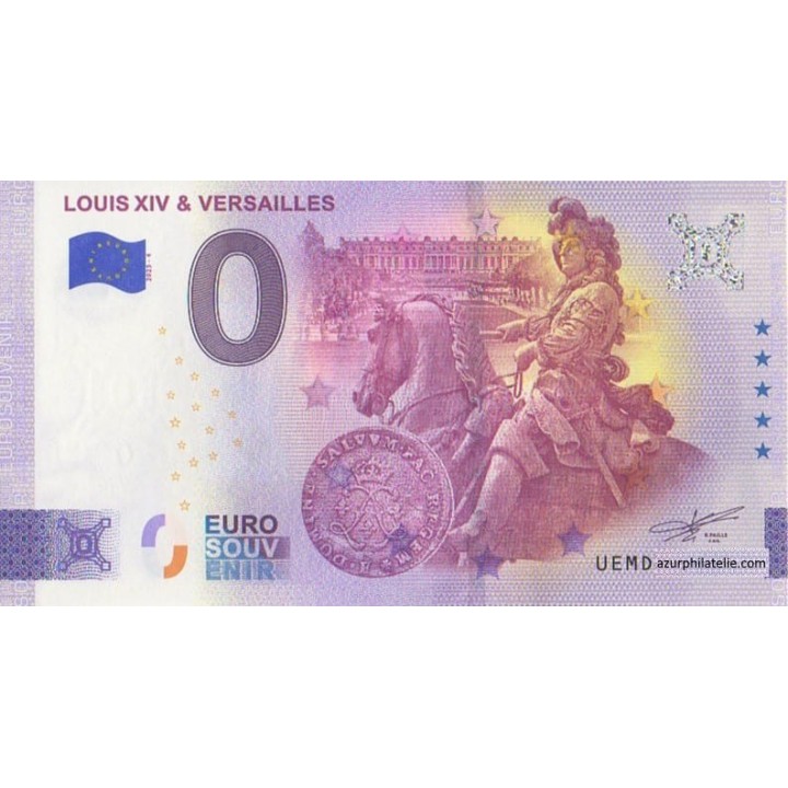 Euro banknote memory - 2025 - Louis XIV et Versailles - (Yvelines)