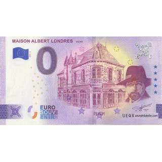 Billet souvenir touristique - 2025-6 - Maison Albert Londres - (Allier )