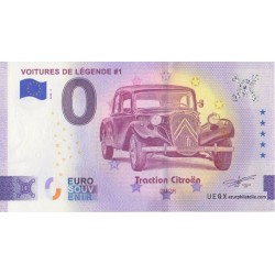 Billet souvenir - 03 - Voitures de légende - Traction Citroën - 2025-5
