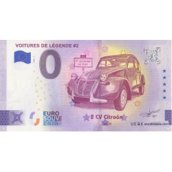 Billet souvenir - 03 - Voitures de légende - 2 CV Citroën - 2025-7