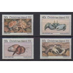 Christmas (Island) - 1985 - Nb 198/201 - Sea life