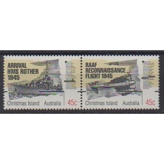 Acheter cette série de timbres des îles Christmas de l'année 1995 (No 419/420).