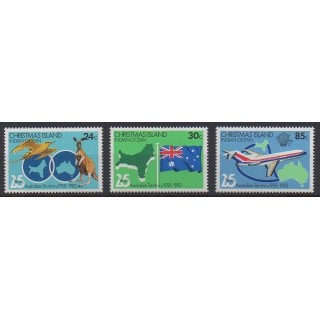 Acheter cette série de timbres des îles Christmas de l'année 1983 (No 179/181).