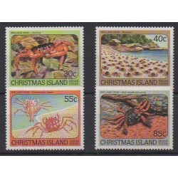 Christmas (Iles) - 1984 - No 185/188 - Vie marine