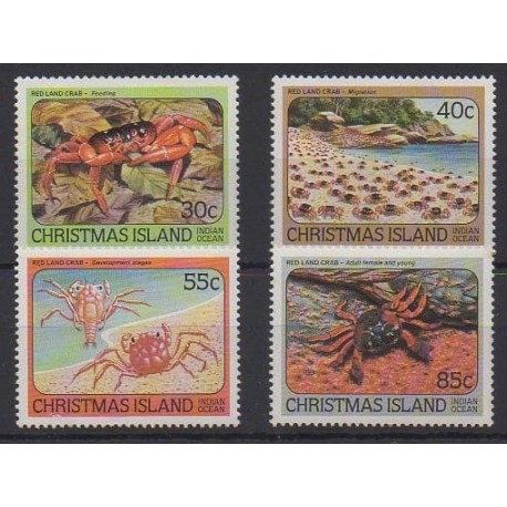 Christmas (Island) - 1984 - Nb 185/188 - Sea life