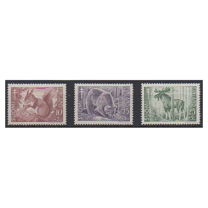 Buy this set of stamps of Finland of the year 1953 (Nb 401/403).