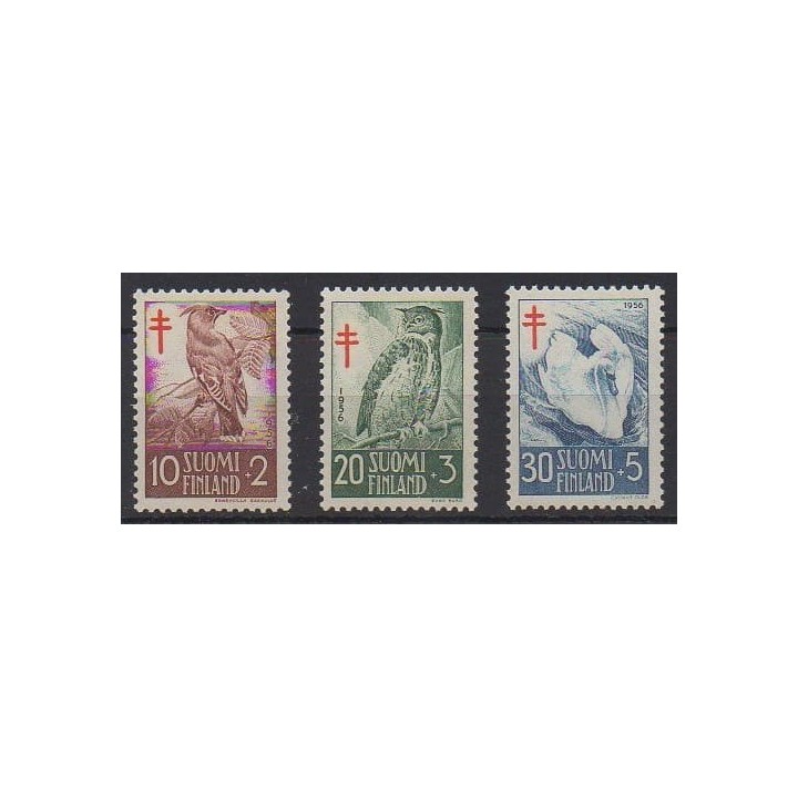 Acheter cette série de timbres de Finlande de l'année 1956 (No 441/443).