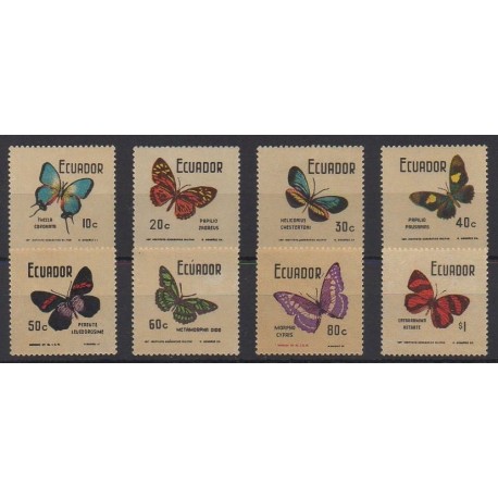 Ecuador - 1970 - Nb 844/851 - Insects
