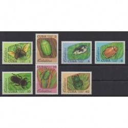 Cub. - 1988 - Nb 2857/2863 - Insects