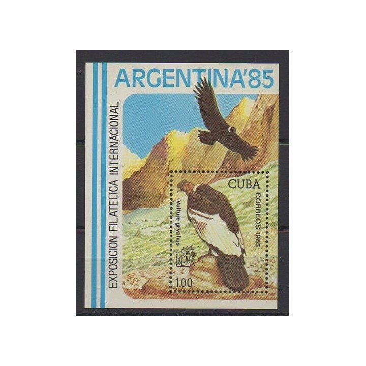 Acheter ce bloc-feuillet de Cuba de l'année 1985 (No BF89).