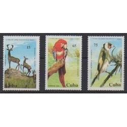 Cub. - 1994 - No 3408/3410 - Animaux