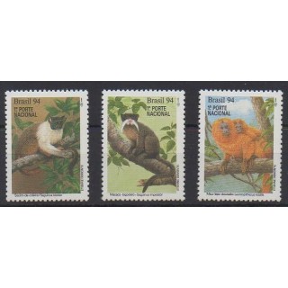 Acheter cette série de timbres du Brésil de l'année 1994 (No 2170/2172).