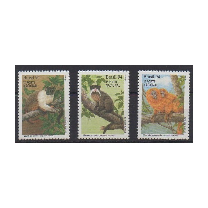 Buy this set of stamps of Brazil of the year 1994 (Nb 2170/2172).