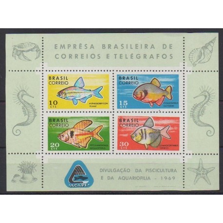 Brazil - 1969 - Nb BF23 - Sea life - Mint hinged