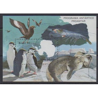 Buy this souvenir sheet  of Brazil of the year 1990 (Nb BF81).