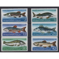 Bulgarie - 1983 - No 2755/2760 - Vie marine