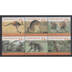 Australie - 1994 - No 1362/1367 - Mammifères