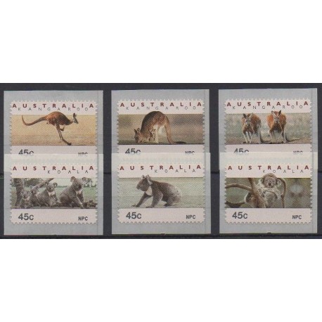 Australia - 1995 - Nb 1419/1424 - Mamals