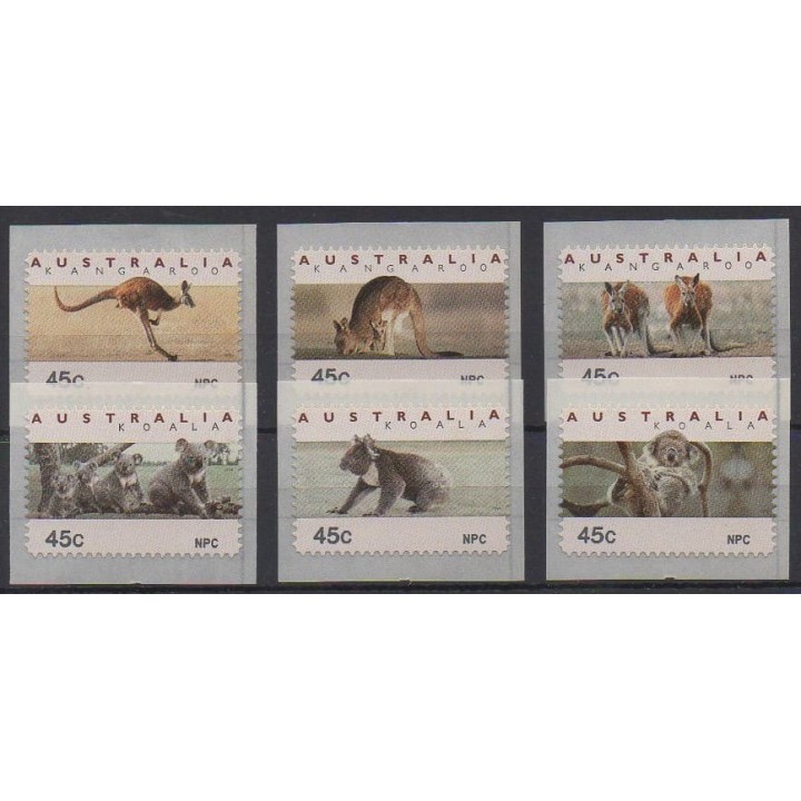 Acheter cette série de timbres d'Australie de l'année 1995 (No 1419/1424).