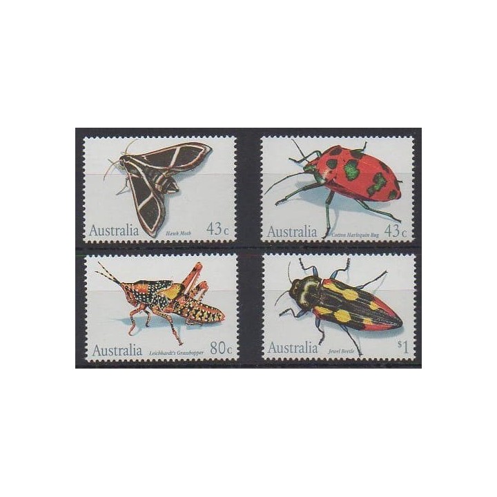 Acheter cette série de timbres d'Australie de l'année 1991 (No 1202/1205).