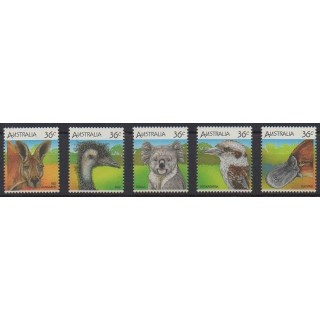 Acheter cette série de timbres d'Australie de l'année 1986 (No 964/968).