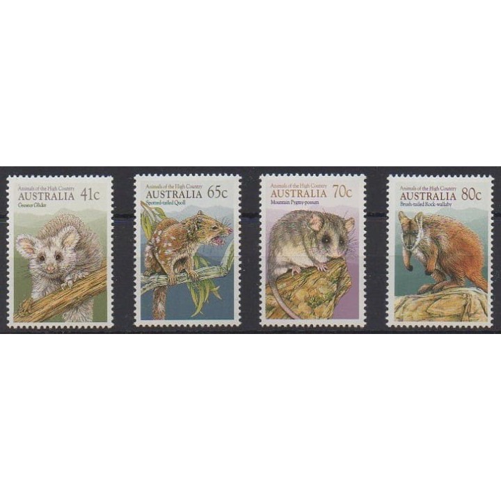 Acheter cette série de timbres d'Australie de l'année 1990 (No 1147/1150).