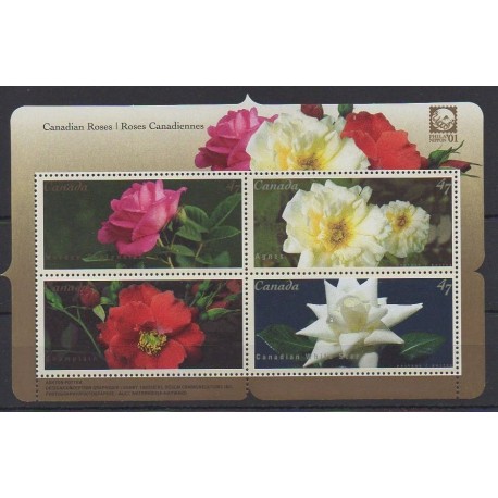 Canada - 2001 - No BF60 - Roses