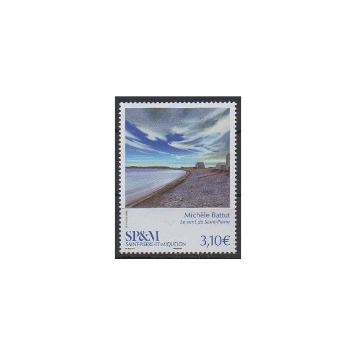 Buy this stamp of Saint-Pierre et Miquelon of the year 2026 (Michèle Battut).