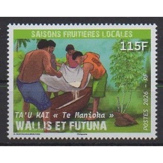 Acheter ce timbre de Wallis et Futuna de l'année 2026 (Te Manioka).