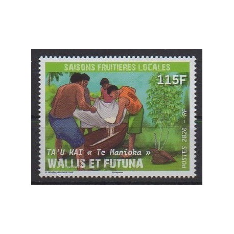 Wallis and Futuna - 2026 - Te Manioka - Fruits or vegetables