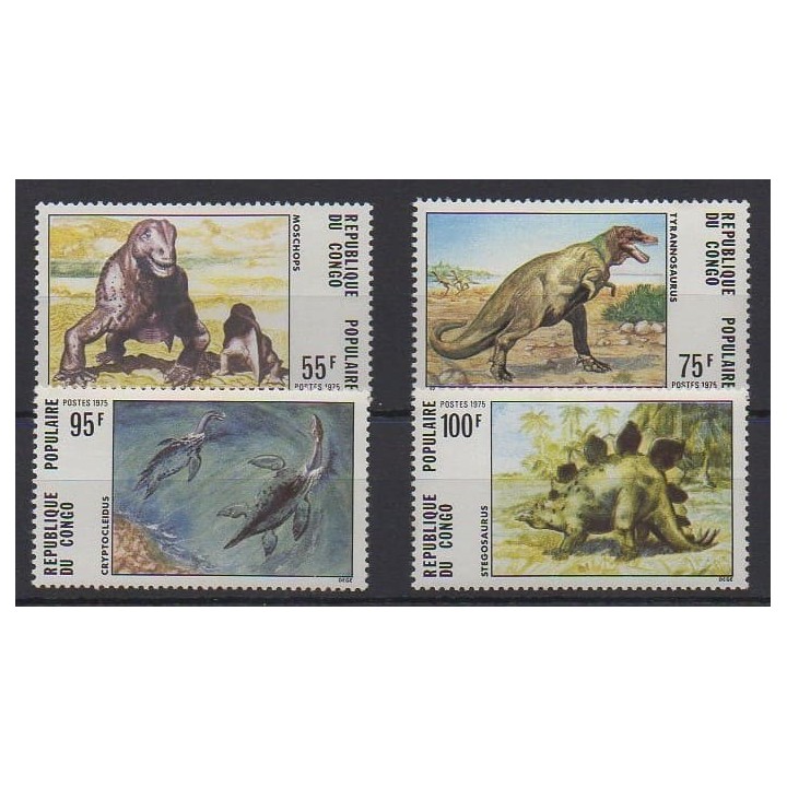 Buy this set of stamps of Republic of Congo of the year 1975 (Nb 401/404). - Mint hinged