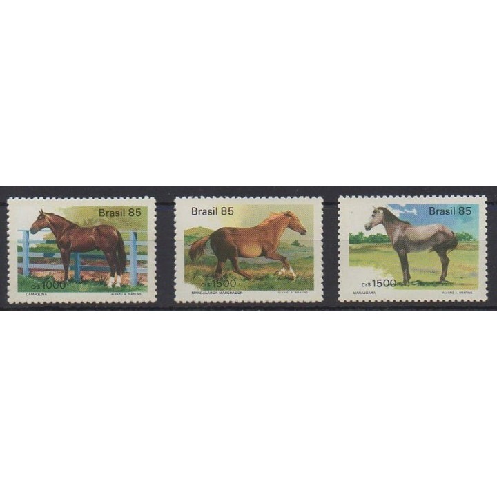 Buy this set of stamps of Brazil of the year 1985 (Nb 1719/1721).