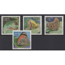 Brésil - 1979 - No 1374/1377 - Insectes