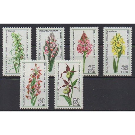 East Germany (GDR) - 1976 - Nb 1811/1816 - Orchids