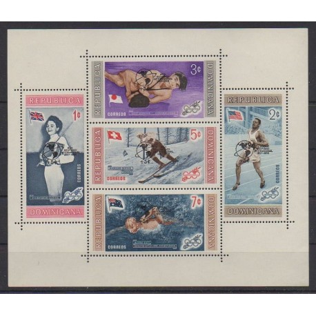 Dominicaine (République) - 1959 - No BF19 - Jeux Olympiques d'été - Sciences