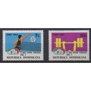 Acheter ces timbres de la République Dominicaine  de l'année 1975 (No PA279/PA280).