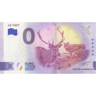 Billet souvenir touristique - 2026-2 - Le Thot - (Dordogne)