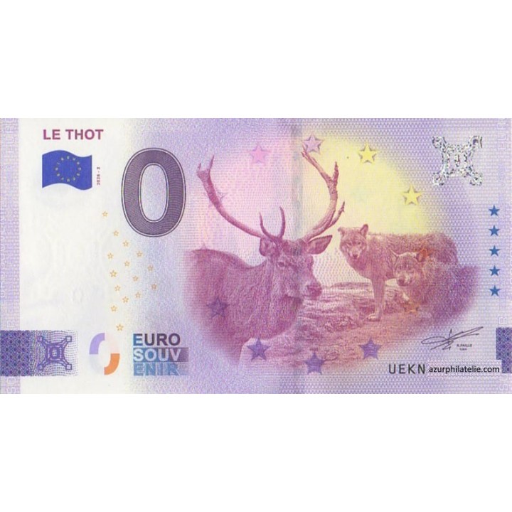Billet souvenir touristique - 2026-2 - Le Thot - (Dordogne)