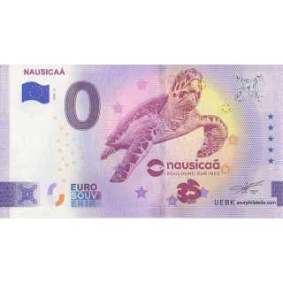 Billet souvenir touristique - 2026-12 - Nausicaá - La tortue - (Pas-de-Calais)