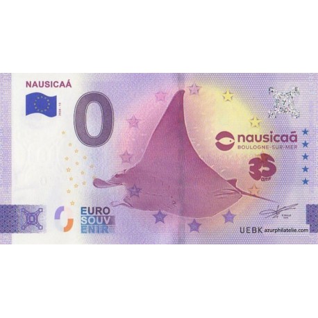 Euro banknote memory - 62 - Nausicaá - La raie - 2026-13