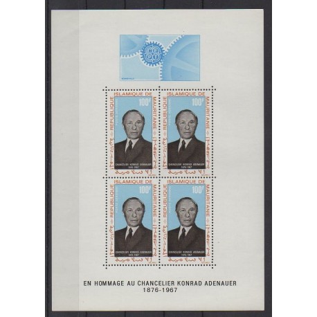 Mauritanie - 1968 - No BF4 - Célébrités