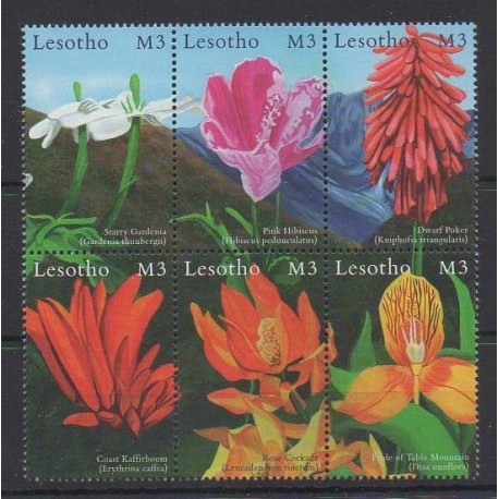 Lesotho - 2000 - No 1613/1618 - Fleurs