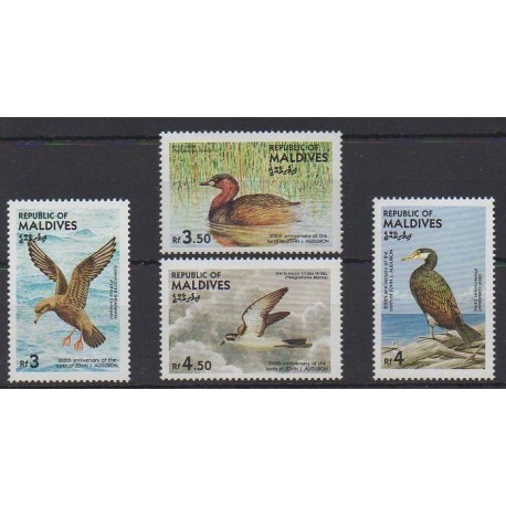 Maldives - 1985 - No 989/992 - Oiseaux