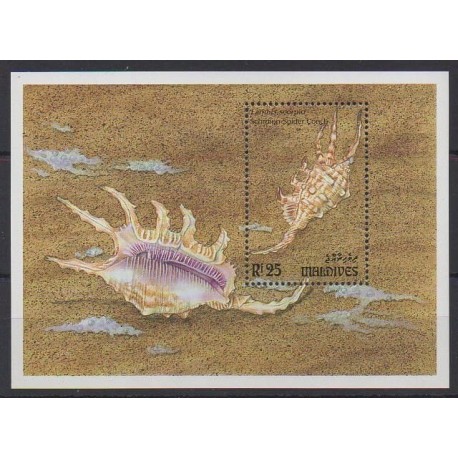 Maldives - 1993 - No BF272 - Vie marine